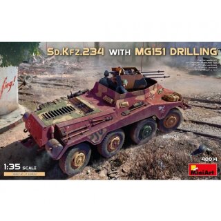 MiniArt 550040014 Dt. Sd.Kfz.234 m. MG151 Drilling Maßstab: 1:35
