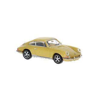 Brekina 16233 Porsche 911 Coupé, gold Maßstab: 1:87