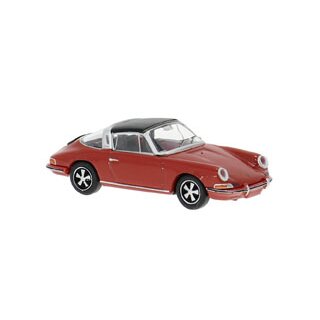 Brekina 16270 Porsche 911 targa, rot Maßstab: 1:87