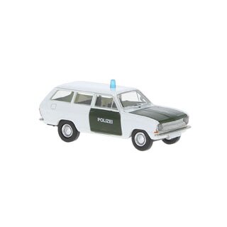 Brekina 20436 Opel Kadett B CarAVan der Polizei Maßstab: 1:87