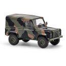 Busch 54355 Land Rover Defender 90 Kasten, Camouflage,...