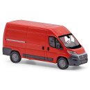 Busch 54601 Fiat Ducato Kasten, Rot, 2014  Maßstab...