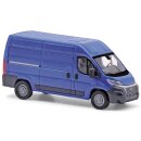 Busch 54603 Fiat Ducato Kasten, Blau, 2014  Maßstab...