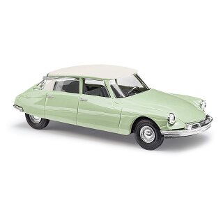 Busch 48035 Citroën DS19 zweifarbig, Gelbgrün, 1955 Maßstab 1:87
