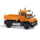 Busch 50934 Mercedes-Benz Unimog U 430, Verkehrsorange...