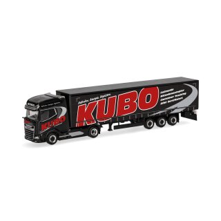 Herpa 318068 DAF XG+ Gardinenplanen-Sattelzug, KUBO  Maßstab 1:87