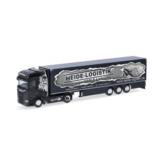 Herpa 319386 Scania CS 20 HD Kühlkoffer-Sattelzug, Heide Logistik Maßstab 1:87
