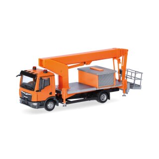 Herpa 319584 MAN TGL CC Ruthmann Steiger TK310, kommunalorange Maßstab 1:87