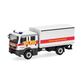 Herpa 098441 MAN TGM MzKW (Mehrzweckkraftwagen) DLRG/Katastrophenschutz Maßstab 1:87