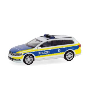 Herpa 098465 Volkswagen (VW) Passat Variant, Polizei Bremen Maßstab 1:87