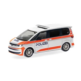 Herpa 098496 Volkswagen (VW) Multivan, Polizei Schweiz Maßstab 1:87