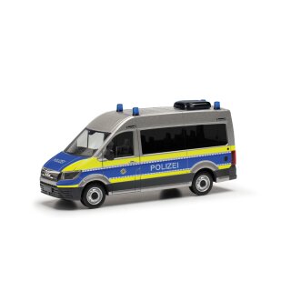 Herpa 098526 MAN TGE Bus Hochdach, Mobile Wache Polizei Baden-Württemberg Maßstab 1:87