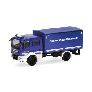 Herpa 098533 MAN TGM MzKW (Mehrzweckkraftwagen) THW Maßstab 1:87