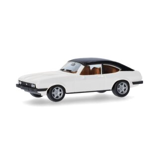 Herpa 420570-003 Ford Capri Vinyldach, diamantweiß Maßstab 1:87