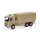 Herpa 747202 Mercedes-Benz Arocs 6x6 Pritsche/Plane, sandbeige undekoriert Maßstab 1:87
