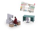 Busch 79906 Aktion-Set: Tampondruckmaschine Spur H0