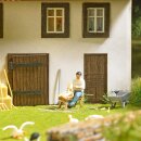 Busch 79855 Aktion-Set: Holzschnitzer Spur H0