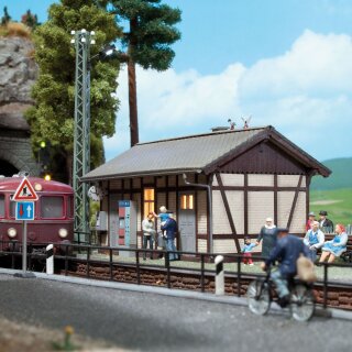 Busch 1464 Haltepunkt Aufhausen  Spur H0