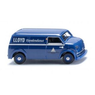 Wiking 033602 Lloyd LT 500 Kastenwagen, Lloyd Kundendienst Maßstab 1:87