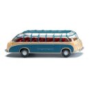 Wiking 073005 Setra S8 Reisebus, beige/azurblau...