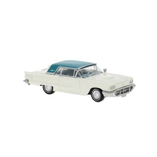 Brekina 18200 Ford Thunderbird, geschlossen, weiß  Maßstab: 1:87