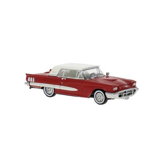 Brekina 18203 Ford Thunderbird, geschlossen, rot  Maßstab: 1:87