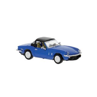 Brekina 15178 Triumph Spitfire mit Verdeck in blau Maßstab: 1:87