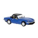 Brekina 15178 Triumph Spitfire mit Verdeck in blau...