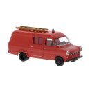 Brekina 34160 Ford Transit Mk.1 der Feuerwehr rot/schwarz...