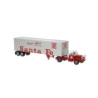 Brekina 85983 Mack B61 Koffersattelzug, Santa Fe  Maßstab: 1:87