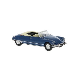 Brekina 14231 Citroen DS Cabrio, offen, blau Maßstab: 1:87