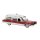 Brekina 19776 Cadillac Meteor Ambulance 1966, rot/weiß Maßstab 1:87