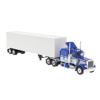 Brekina 85716 Peterbilt 359 Sattelzugmaschine blau/weiß  Maßstab 1:87