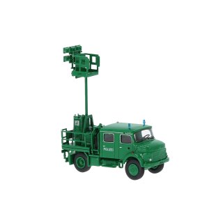 Brekina 47190 Mercedes Benz LA 911 Lichtmastwagen der Polizei  Maßstab: 1:87