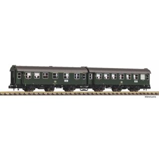 Piko 40763 Spur N 2er Set Umbauwagen AB3yg & B3yg, DB, Ep. IV