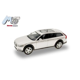 Herpa 87MC000019 MicroCity: Volvo V90, silber (2017) Maßstab 1:87