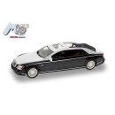Herpa 87MC000026 MicroCity: Maybach 62S, schwarz/silber...
