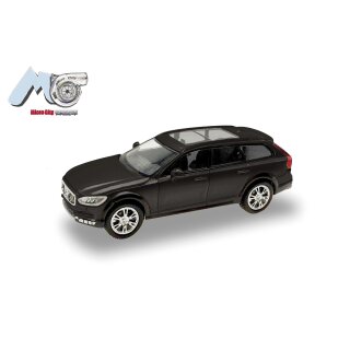 Herpa 87MC000032 MicroCity: Volvo V90, schwarz (ab 2017) Maßstab 1:87