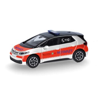 Herpa 098588 Volkswagen (VW) ID.3, Notarzt Friesland Maßstab 1:87