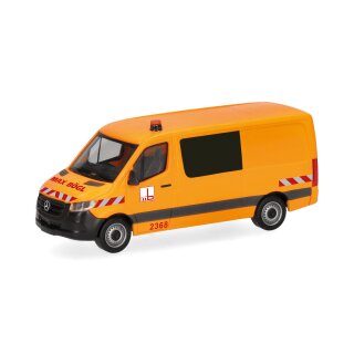 Herpa 098663 Mercedes-Benz Sprinter 18 Halbbus Flachdach, Max Bögl  Maßstab 1:87