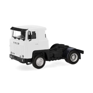 Herpa 318969-002 Scania 141 Zugmaschine 2achs, weiß  Maßstab 1:87