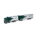 Herpa 319607 Iveco S-Way Gardinenplanen-Hängerzug...
