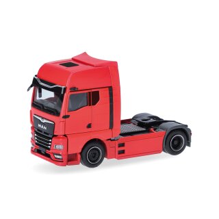 Herpa 319751 MAN eTGX GX Zugmaschine 2achs, rot Maßstab 1:87