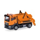Herpa 319768 MAN TGS NN Absetzkipper AK12, kommunalorange...
