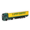 Herpa 319874 MAN TGX GX Gardinenplanen-Sattelzug, Rubart...