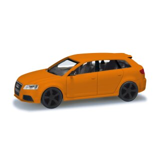 Herpa  024877-005 Audi RS3 Sportback, glutorange mit schwarzen Felgen Maßstab 1:87