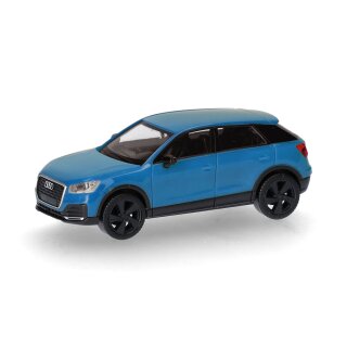Herpa  028677-003 Audi Q2, turboblau Maßstab 1:87
