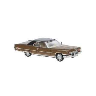 Brekina 18130 Cadillac de Ville Coupe, braun metallic  Maßstab 1:87