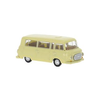 Brekina 30043 Barkas B1000 Bus in hellbeige Maßstab: 1:87
