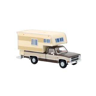 Brekina 19664 Chevrolet C 20 Camper braun Maßstab 1:87